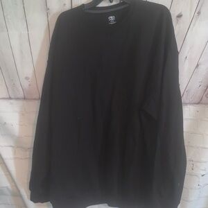 Athletic Works Black Long Sleeve Crewneck Shirt